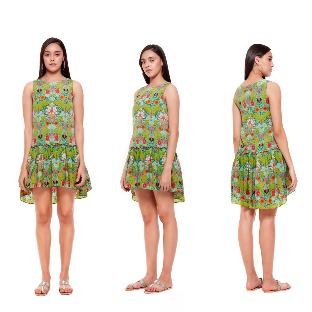 Anthropologie Siddhartha Bansal Garden Drop Waist Dress - Picture 3 of 15